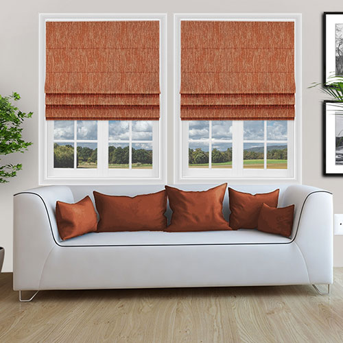 Rise Spice Lifestyle Roman blinds