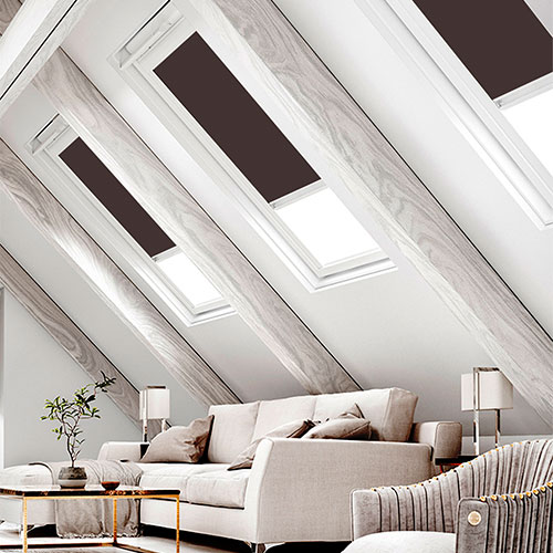 Bella Canyon Blockout Lifestyle FAKRO Skylight Blinds