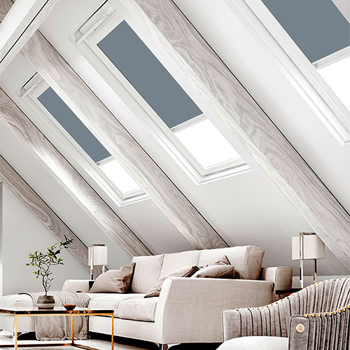 Bella Sonar Blockout Lifestyle FAKRO Skylight Blinds