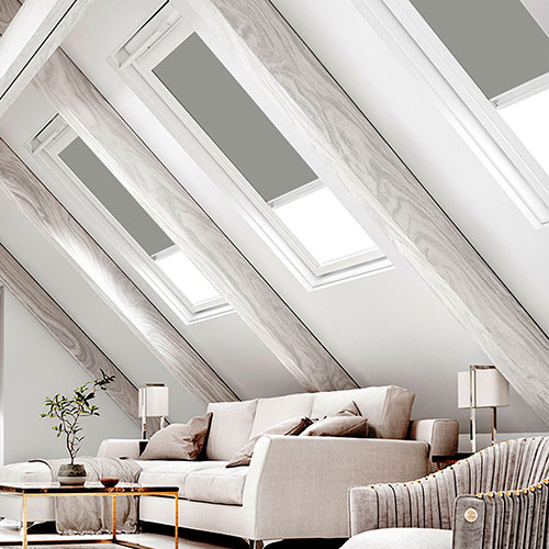 Bella Tropez Blockout Lifestyle FAKRO Skylight Blinds