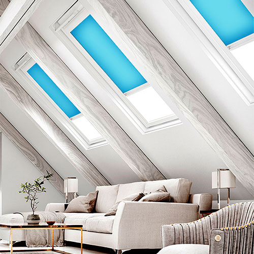 Splash Refresh Dimout Lifestyle FAKRO Skylight Blinds