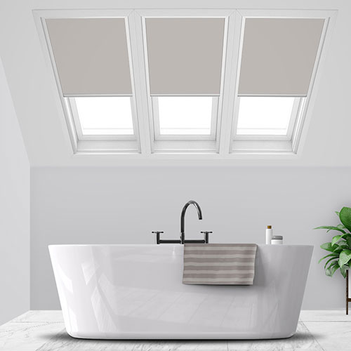 Unilux Grey PVC Blockout Lifestyle FAKRO Skylight Blinds