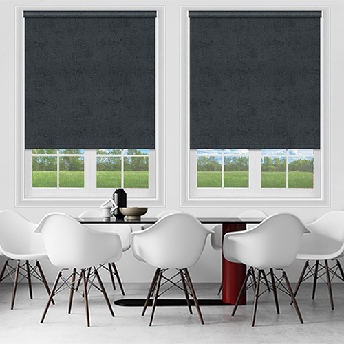 Boston FR Black Lifestyle Thermal Blinds