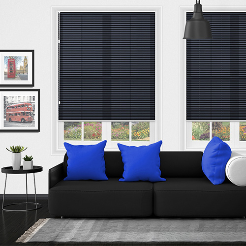 Kana Navy Blue Cellular Pleated Lifestyle Thermal Blinds