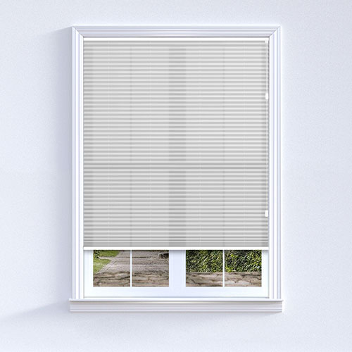 Kana Perla White Cellular Pleated Blind - Thermal Dimout | Blinds4UK