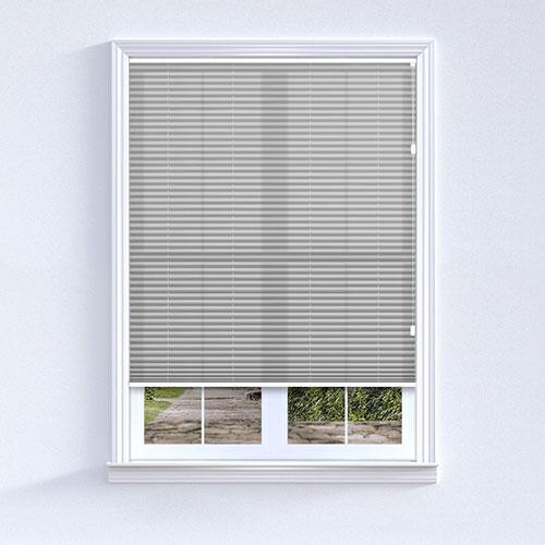 Nouveau Frosted Grey Cellular Pleated Lifestyle Thermal Blinds