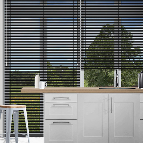 25mm Black Lifestyle Venetian blinds