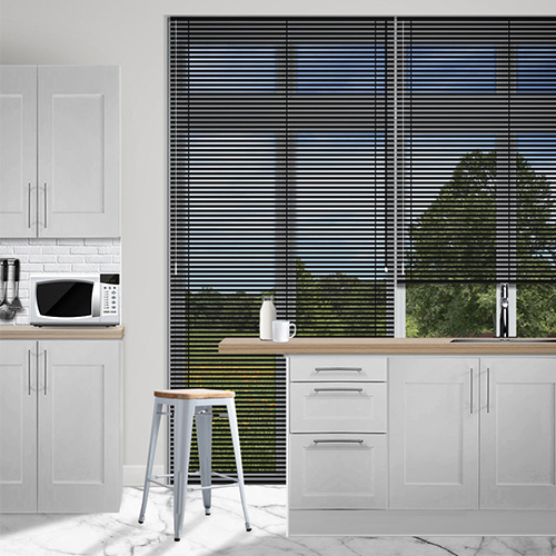 25mm Black Lifestyle Venetian blinds