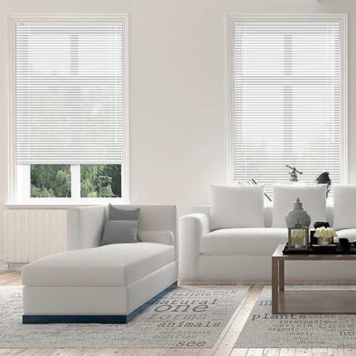 25mm Matt White Lifestyle Venetian blinds