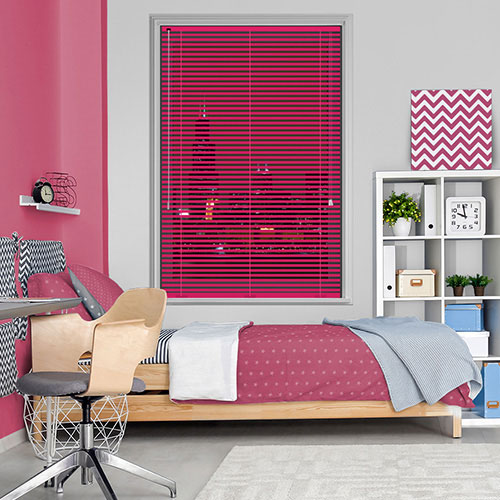 15mm Fuchsia Aluminium Lifestyle Venetian blinds