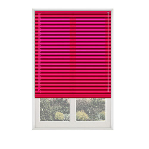 15mm Fuchsia Aluminium Lifestyle Venetian blinds