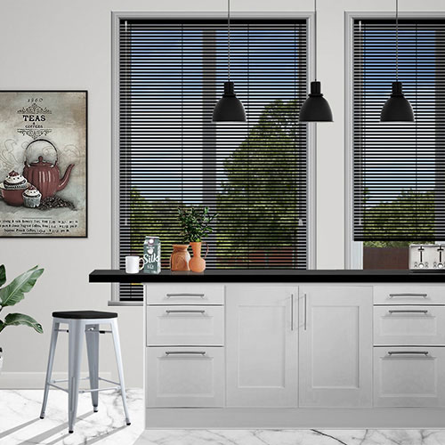 Matt Black Lifestyle Venetian blinds