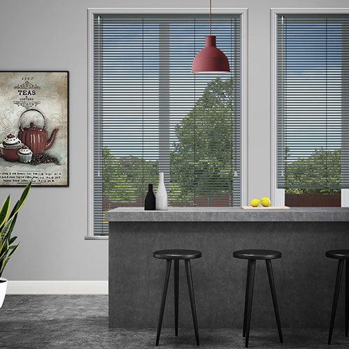 Metallic Silver Lifestyle Venetian blinds