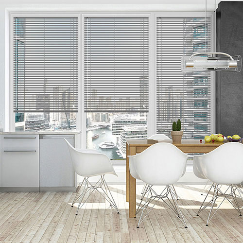 Stripy Silver Lifestyle Venetian blinds