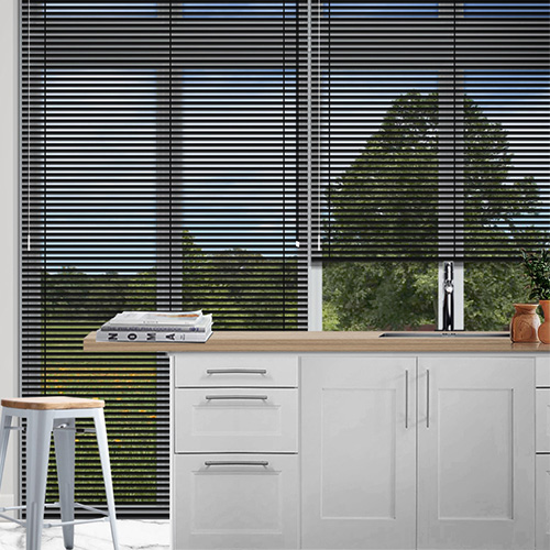 Soft Black Lifestyle Venetian blinds