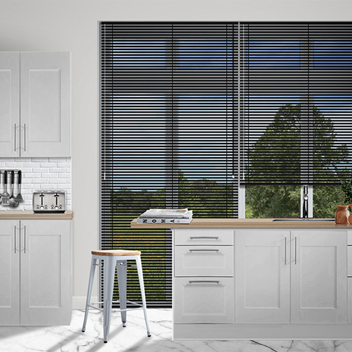 Soft Black Lifestyle Venetian blinds