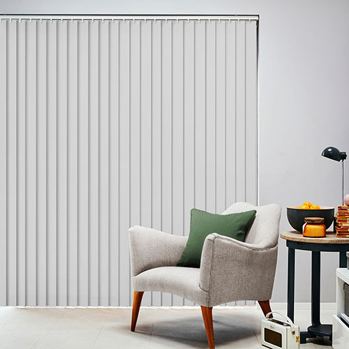 Occa Gesso Rigid PVC Lifestyle Vertical blinds