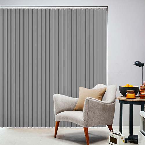 Zurich Carbon Rigid PVC Lifestyle Vertical blinds