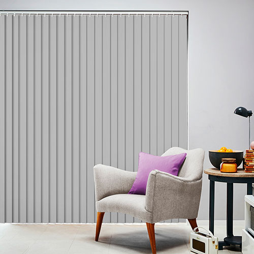 Zurich Gesso Rigid PVC Lifestyle Vertical blinds