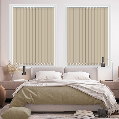 Bella Beige Blockout Lifestyle Vertical blinds