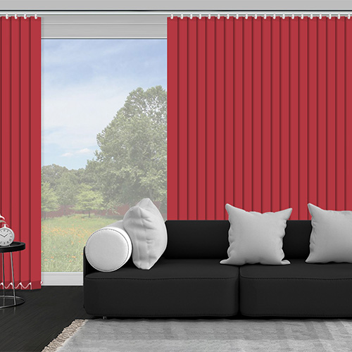 Bella Chilli Blockout Lifestyle Vertical blinds