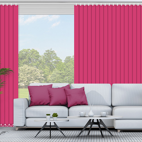 Bella Lipstick Blockout Lifestyle Vertical blinds