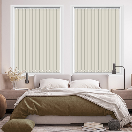 Bella Oyster Blockout Lifestyle Vertical blinds