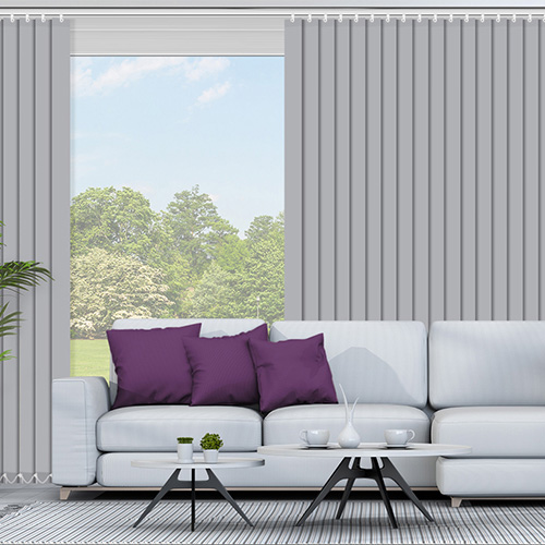 Bella Vellum Blockout Lifestyle Vertical blinds