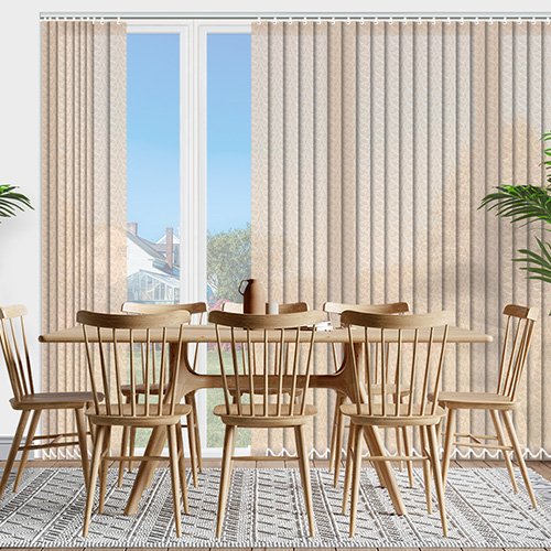 Linden Orchid 89mm Lifestyle Vertical blinds