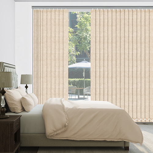 Samba Cream 89mm Lifestyle Vertical blinds