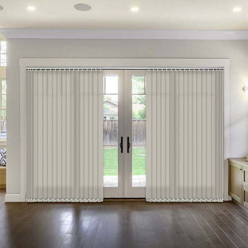 Panache Cream 127mm Lifestyle Vertical blinds