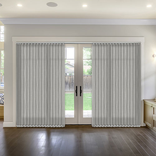 Shantung Silver 127mm Lifestyle Vertical blinds