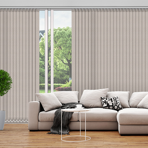 Aspen Sand 89mm Lifestyle Vertical blinds