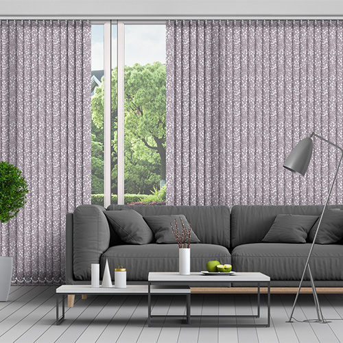 Aveline Mauve 89mm Lifestyle Vertical blinds