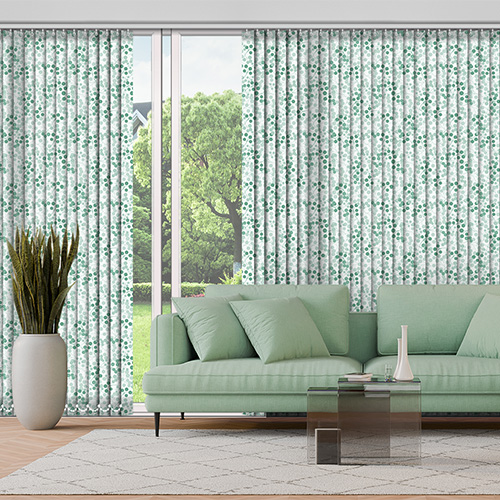 Burst Teal 89mm Lifestyle Vertical blinds