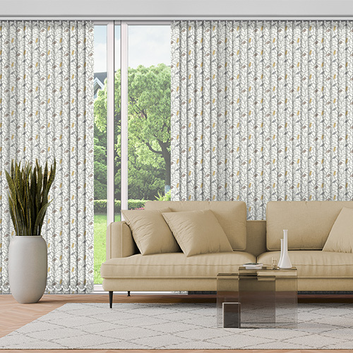 Carter Neutral 89mm Lifestyle Vertical blinds