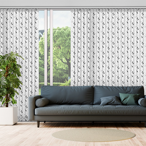 Carter Pewter 89mm Lifestyle Vertical blinds