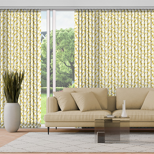 Impasto Sunshine 89mm Lifestyle Vertical blinds