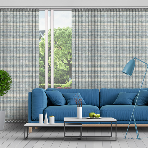 Lagan asc Petrol 89mm Lifestyle Vertical blinds