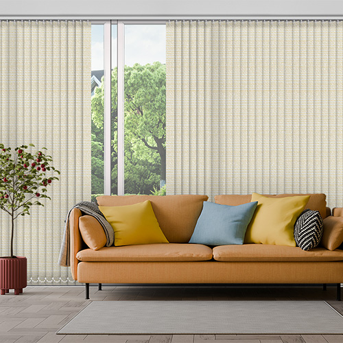 Lagan asc Sand 89mm Lifestyle Vertical blinds