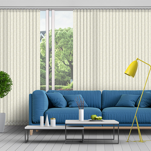 Livia asc Cotton 89mm Lifestyle Vertical blinds