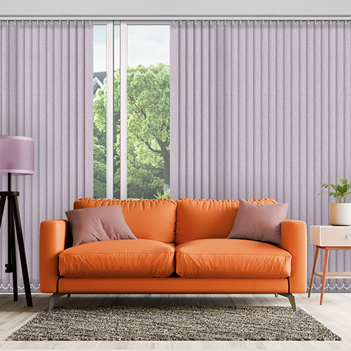 Perrie Raspberry 89mm Lifestyle Vertical blinds