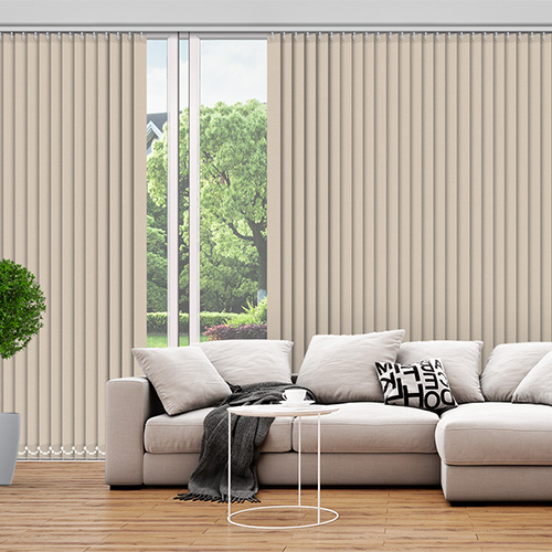 Shona Cream 89mm Blackout Lifestyle Vertical blinds