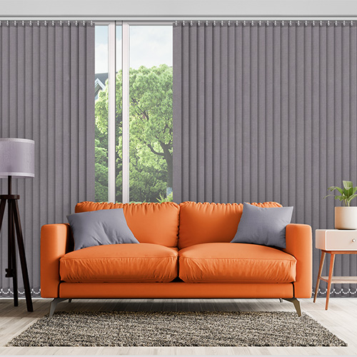 Shona Mauve 89mm Blackout Lifestyle Vertical blinds