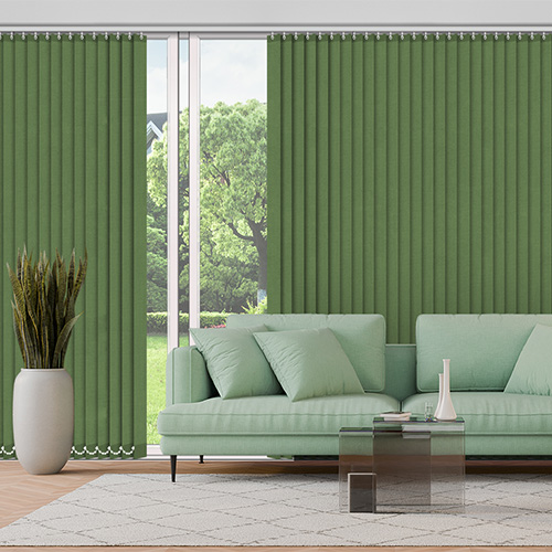 Shona Moss 89mm Blackout Lifestyle Vertical blinds