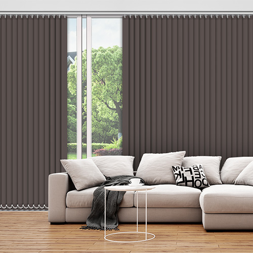 Polaris Bark 89mm Blackout Lifestyle Vertical blinds