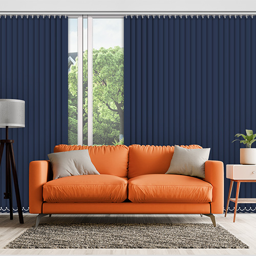 Polaris Midnight 89mm Blackout Lifestyle Vertical blinds