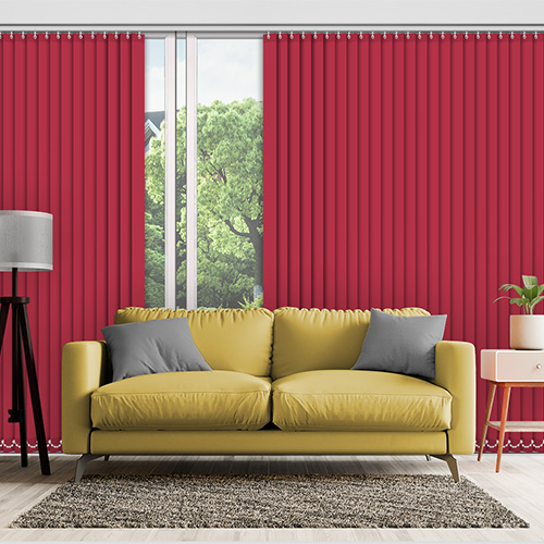 Polaris Poppy 89mm Blackout Lifestyle Vertical blinds