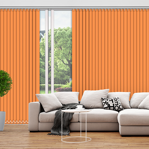 Polaris Tangerine 89mm Blackout Lifestyle Vertical blinds