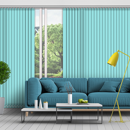 Polaris Aqua 89mm Dimout Lifestyle Vertical blinds